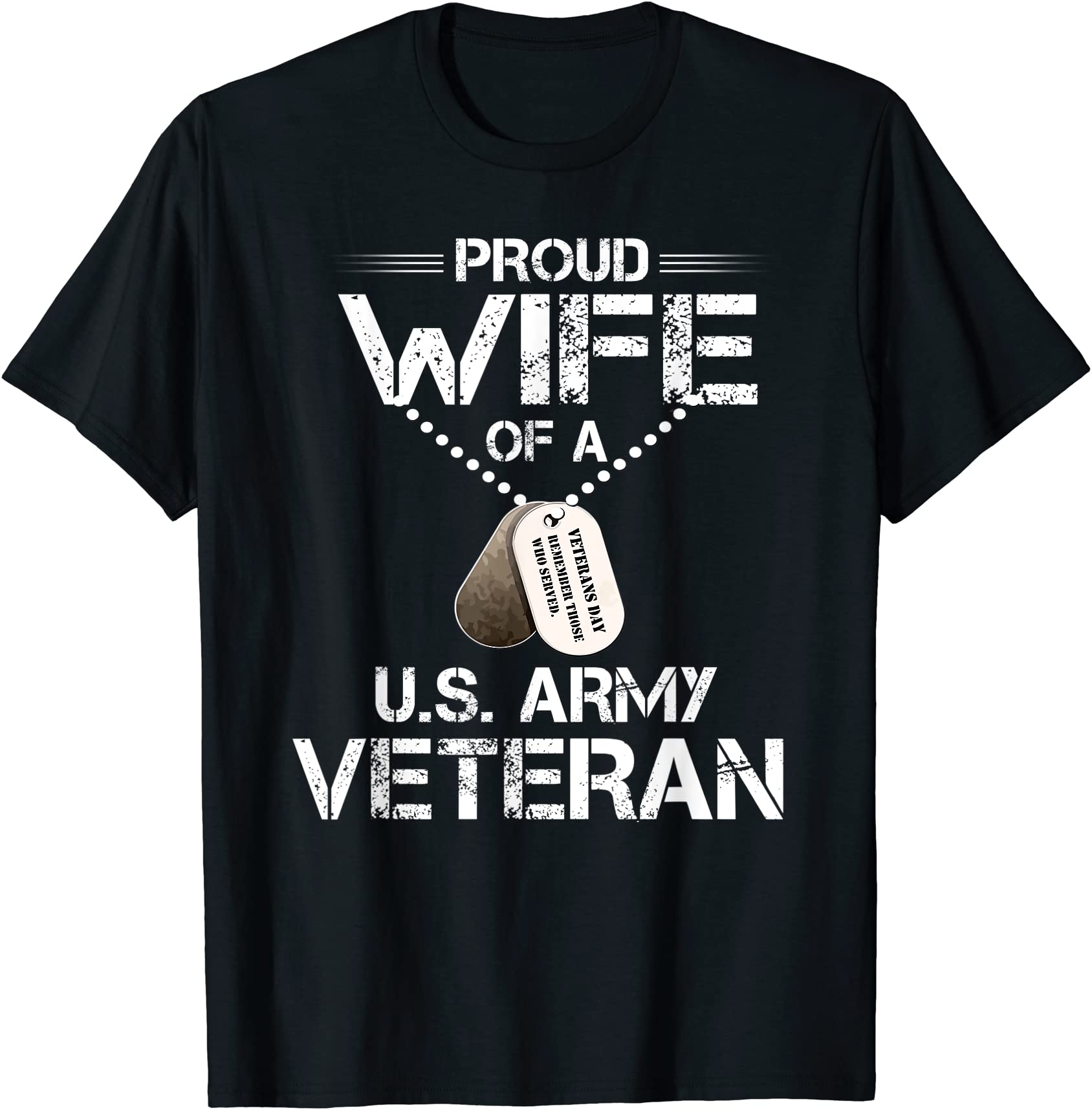 proud wife of a us army veteran veterans day gift men - Buy t-shirt designs