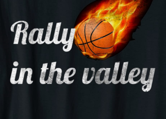rally in the valley phoenix flaming basketball retro sunset t shirt men
