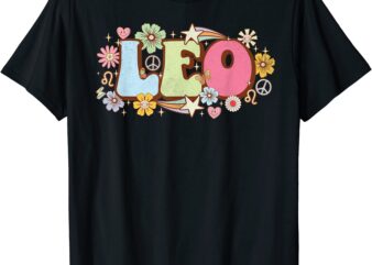 retro leo zodiac sign astrology july august birthday leo t shirt men