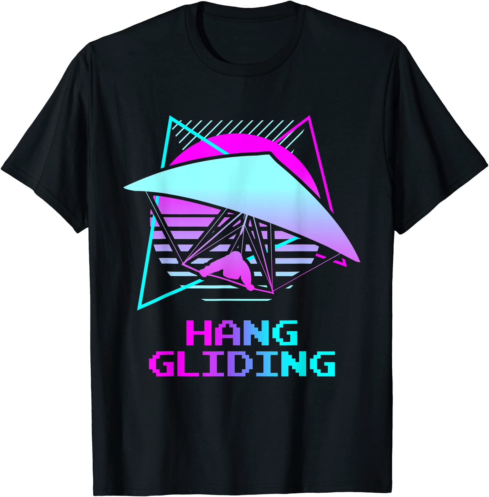 retro vintage classic hang gliding hang glider t shirt men Buy t