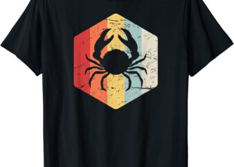 retro vintage zodiac horoscope astrology cancer crab t shirt men