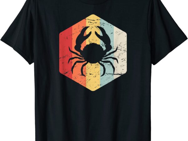 Retro vintage zodiac horoscope astrology cancer crab t shirt men