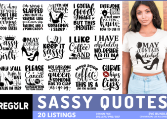 Sassy Quotes SVG Bundle