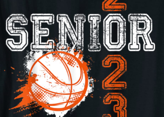 senior 2023 graduate class 2023 gifts basketball graduation t shirt men