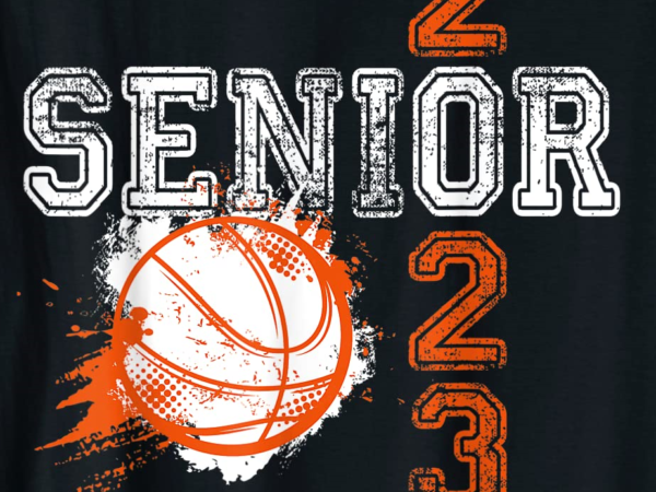 Senior 2023 graduate class 2023 gifts basketball graduation t shirt men