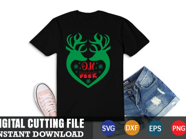 Oh deer svg, christmas naughty svg, christmas svg, christmas t-shirt, christmas svg shirt print template, svg, merry christmas svg, christmas vector, christmas sublimation design, christmas cut file