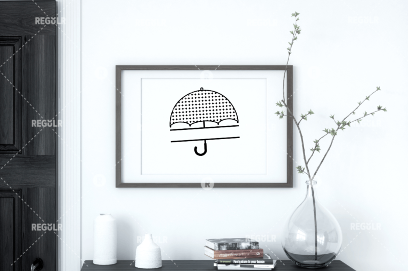 Umbrella Monogram SVG Bundle