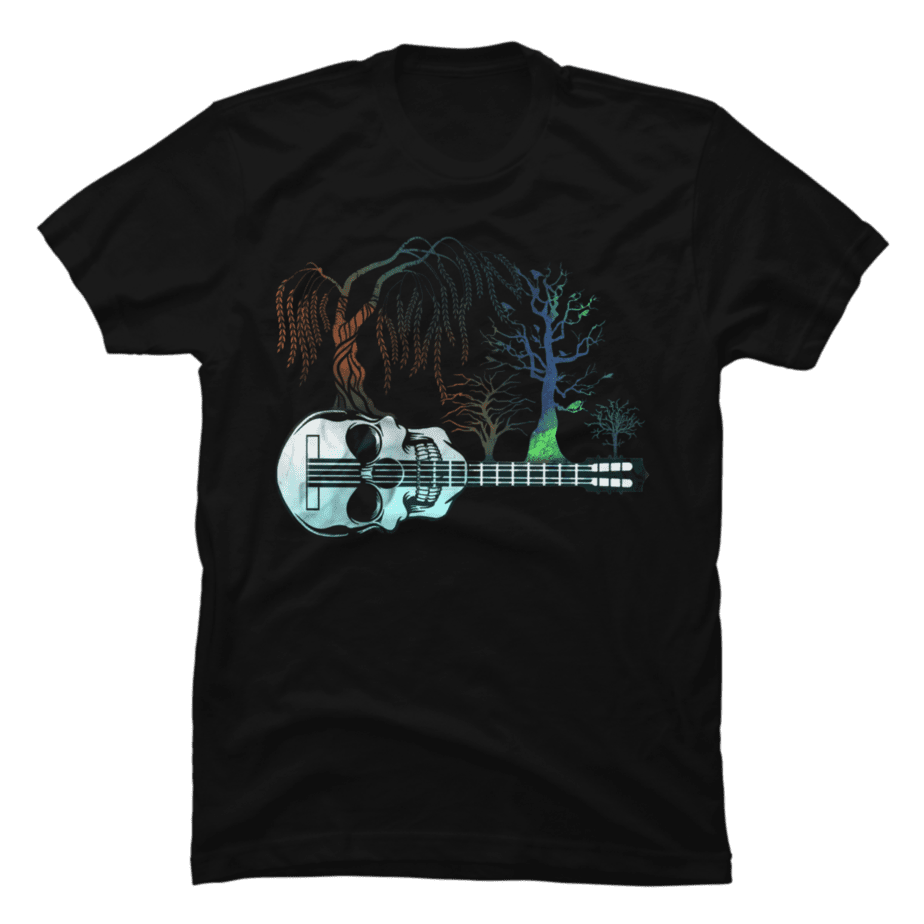 skull guitar,skull guitar present,skull guitar tshirt - Buy t-shirt designs