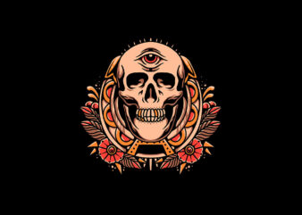 skull horseshoe