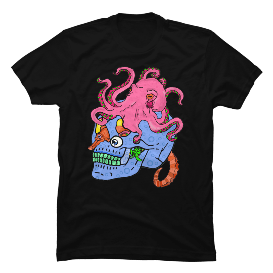 skull spooky sea kraken underwater monster - Buy t-shirt designs