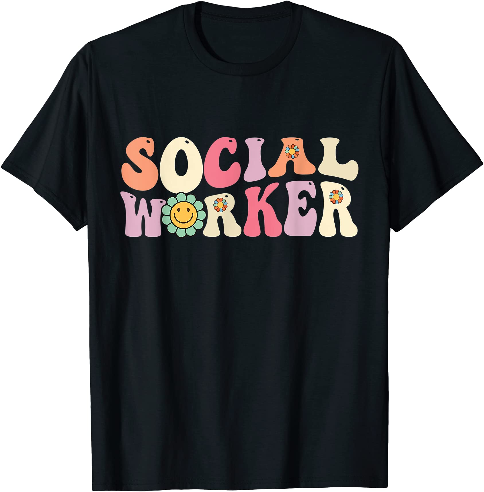 social worker groovy retro vintage 60s 70s design t shirt men - Buy t ...
