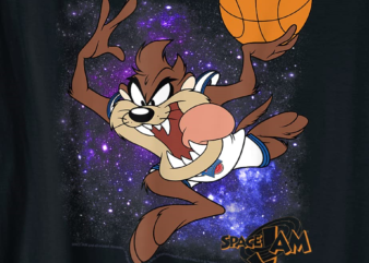 space jam classic space taz galactic basketball dunk t shirt men