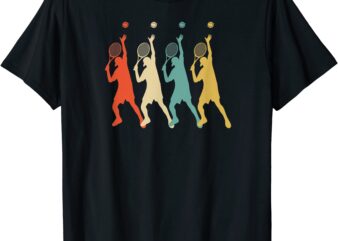 spin serve vintage retro art tennis player t shirt gift men