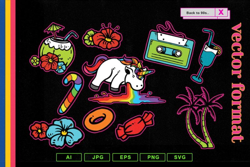 Back to the 90s T-Shirt Designs