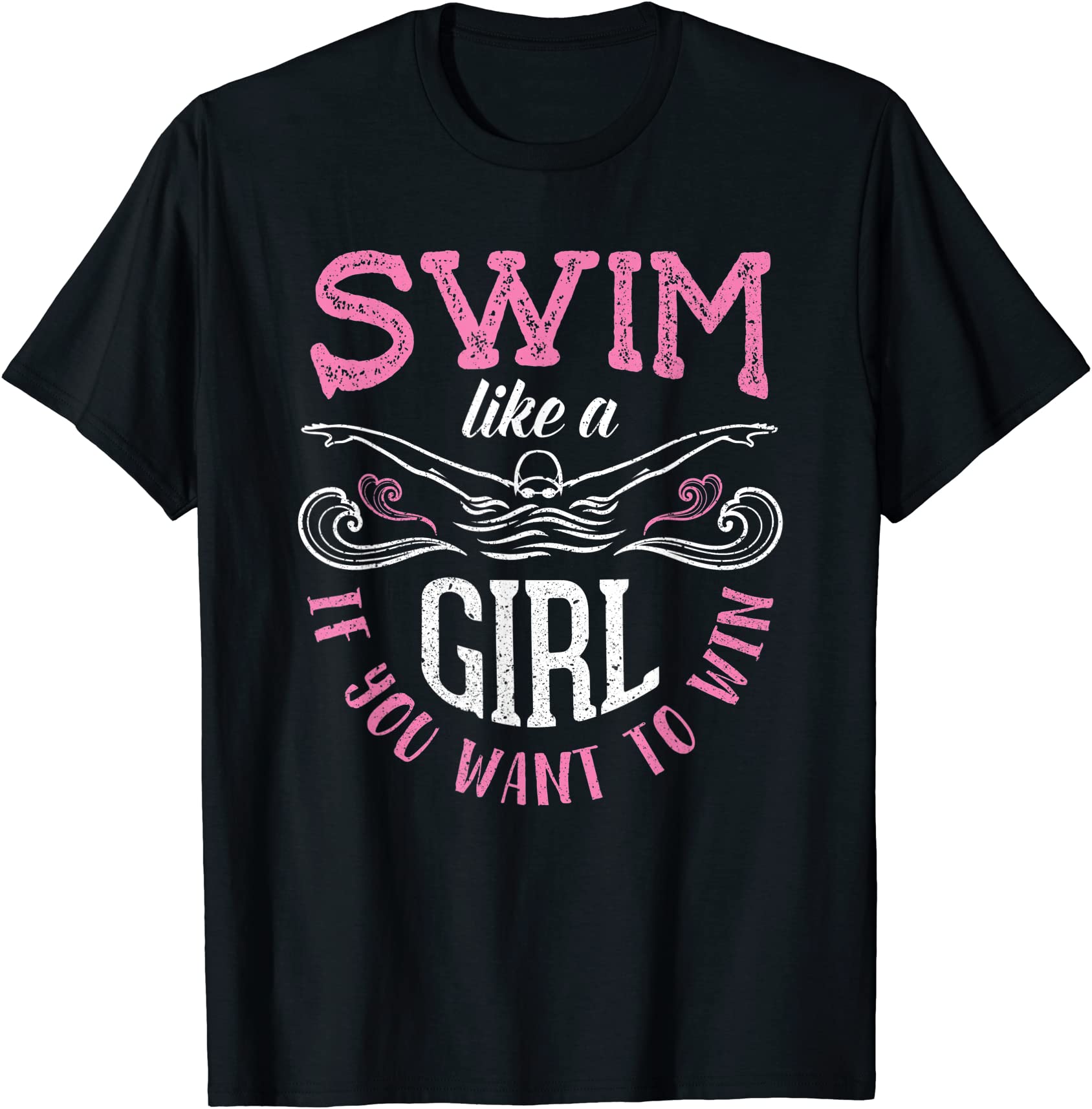 swim like a girl swimming t shirt swimmer swimmers gift men - Buy t ...