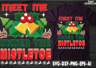 Meet Me Under the Mistletoe,Christmas Shirt, Women Christmas Shirt, Cute Christmas Shirt, Women Holiday Shirt, Farm Fresh Christmas Trees Truck Shirt, Christmas T-shirt, Christmas Family, Red Truck Shirt, Christmas Gift,