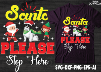 Santa Please Stop Here,Christmas Shirt, Women Christmas Shirt, Cute Christmas Shirt, Women Holiday Shirt, Farm Fresh Christmas Trees Truck Shirt, Christmas T-shirt, Christmas Family, Red Truck Shirt, Christmas Gift, Christmas