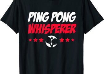 table tennis team ping pong whisperer t shirt men