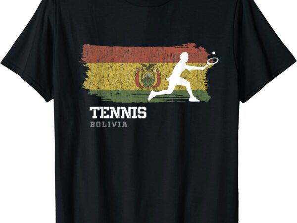 Tennis bolivia flag womens tennis girl player tennis t shirt men