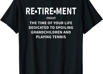 tennis player retirement t shirt funny gift retiree men