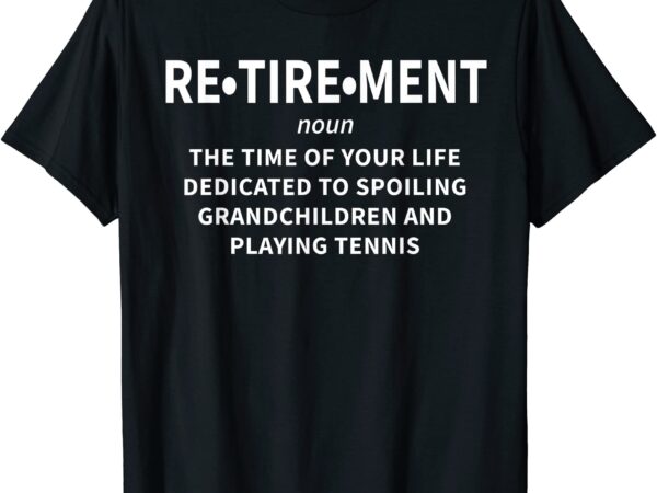 Tennis player retirement t shirt funny gift retiree men