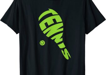 tennis racket and tennis ball tennis graphic t shirt men