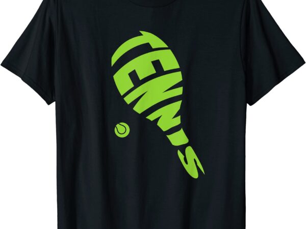 Tennis racket and tennis ball tennis graphic t shirt men