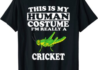 this is my human costume i39m really a cricket insect t shirt men
