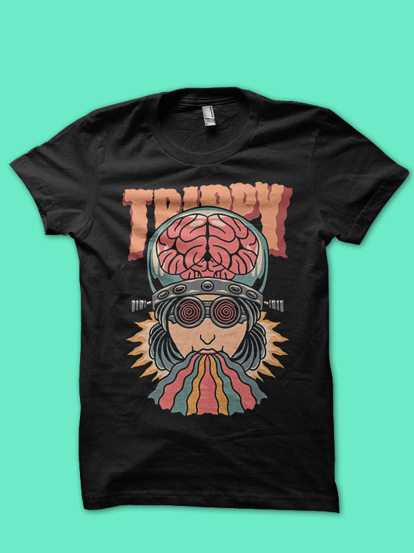 trippy brain streetwear - Buy t-shirt designs