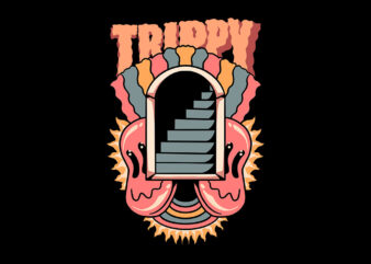 trippy dimension streetwear t shirt designs for sale