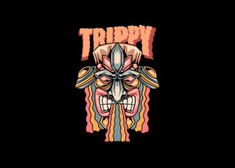 trippy tiki streetwear t shirt designs for sale