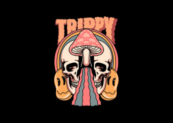 trippy world streetwear t shirt designs for sale