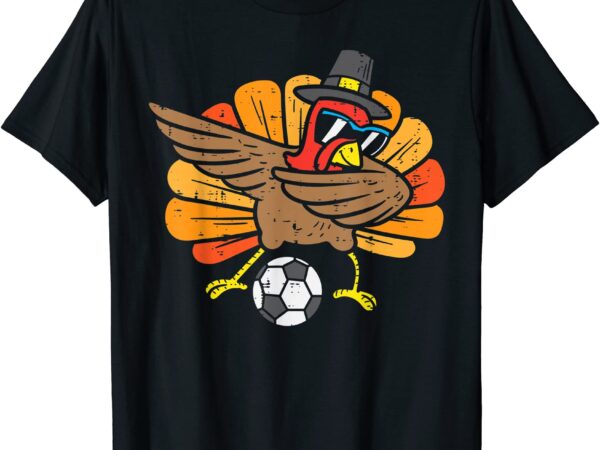 Turkey dab soccer football thanksgiving dance boys girls t shirt men
