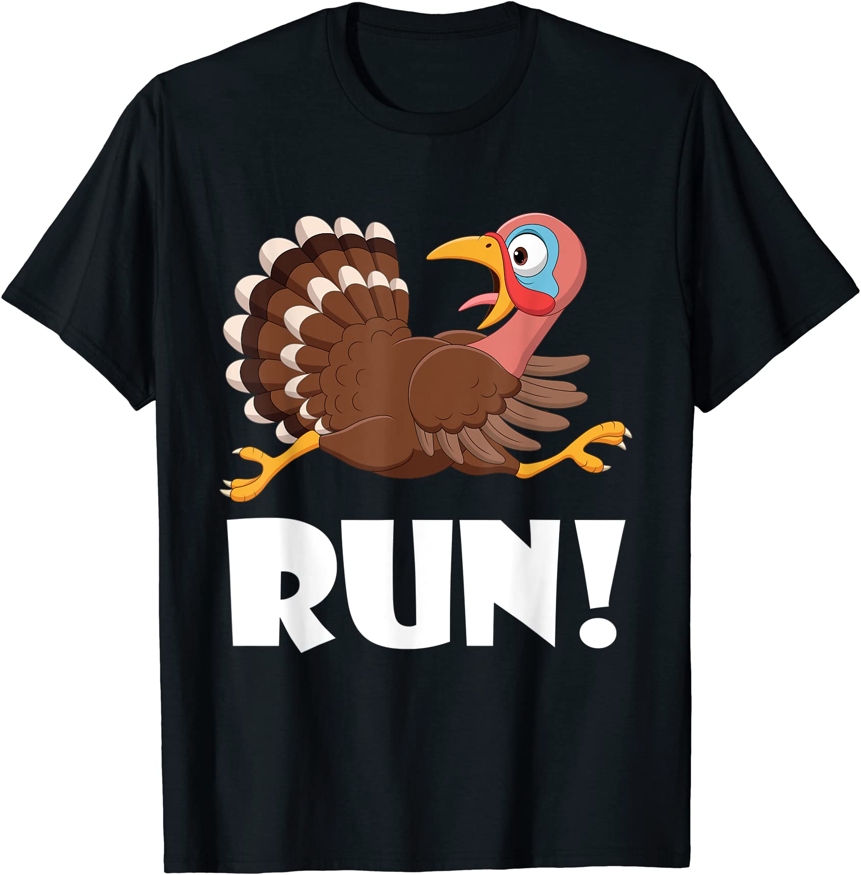 turkey trot adult running costume face run thanksgiving tee t shirt men ...
