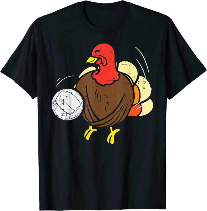 turkey volleyball funny thanksgiving sport player women girl t shirt men