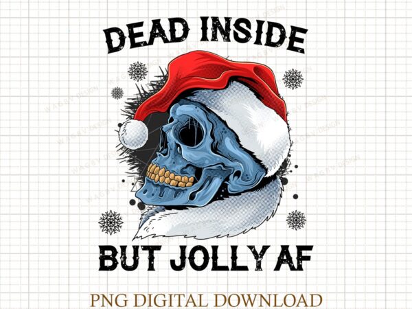 Retro christmas png, skeleton christmas png, vintage christmas png, retro holiday png, dead inside png t shirt design online
