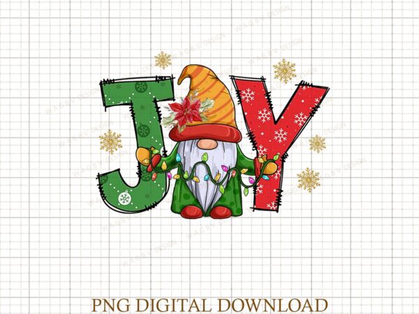 Joy christmas gnome sublimation, cute winter png, christmas png, christmas party png, christmas png file, gnome coffee design