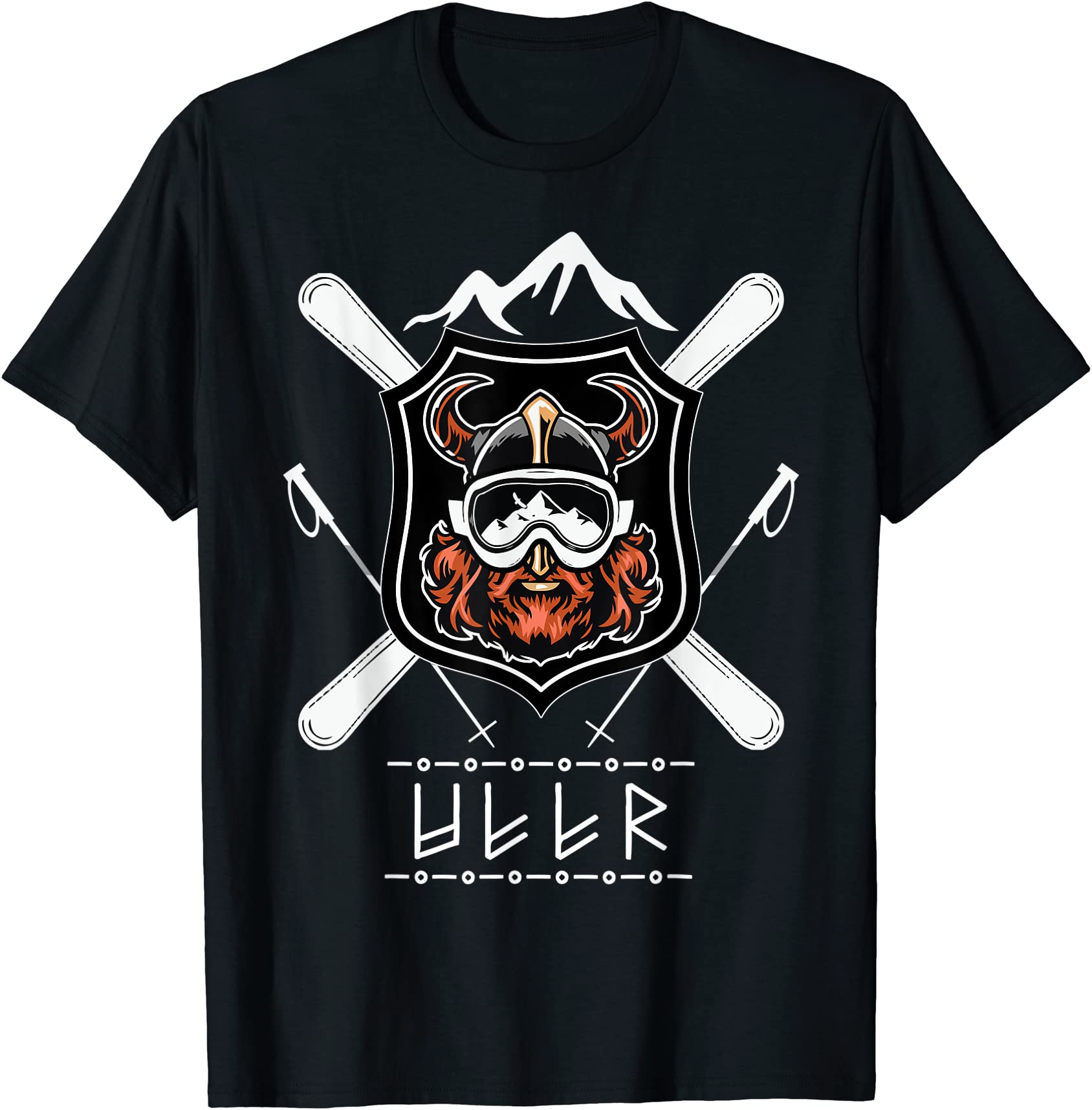 ullr tshirt god of archery shirt norse hunting viking ski t shirt men ...
