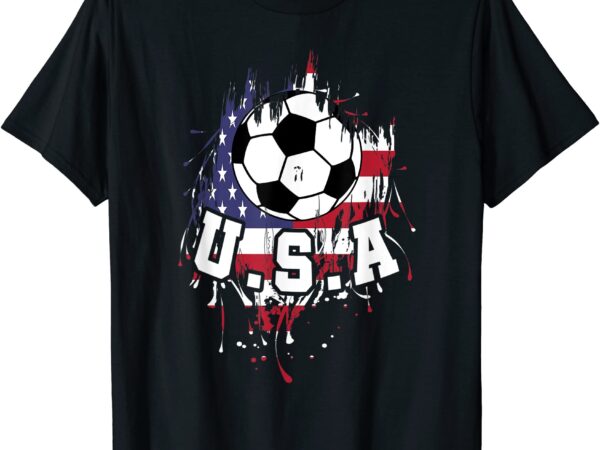 United states soccer american football usa futbol t shirt men