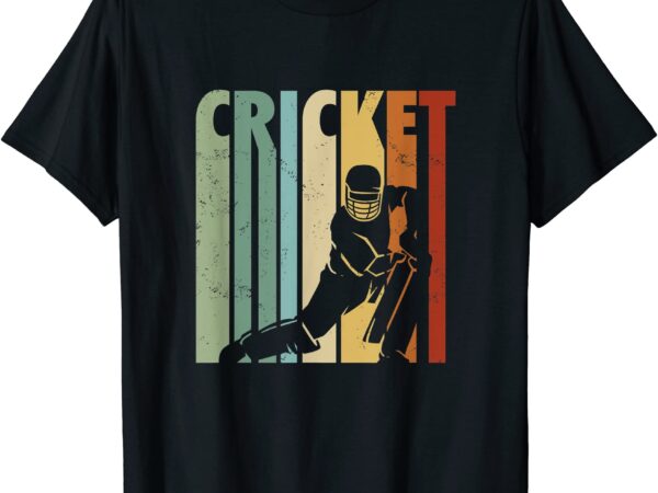 Vintage cricket cricket player t shirt men