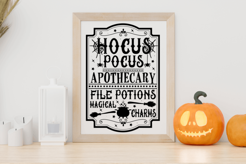 Vintage Halloween Sign Making Svg Bundle