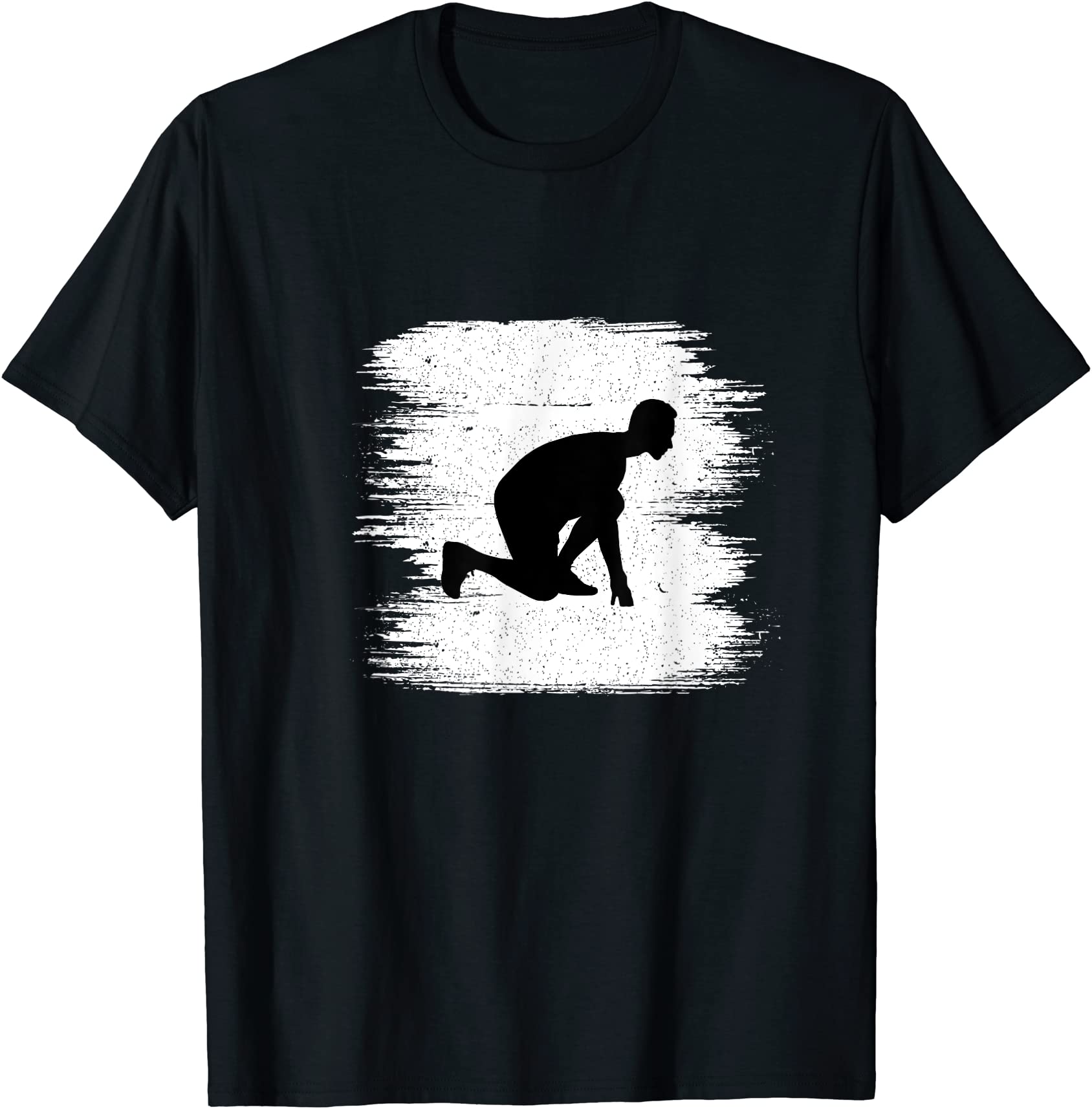 vintage track and field runner sprinter running t shirt men Buy t