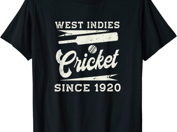 Vintage west indies cricket since 1920 t shirt men
