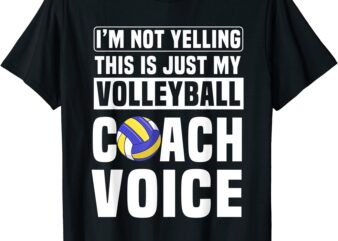 volleyball coach voice team player instructor sports teacher t shirt men