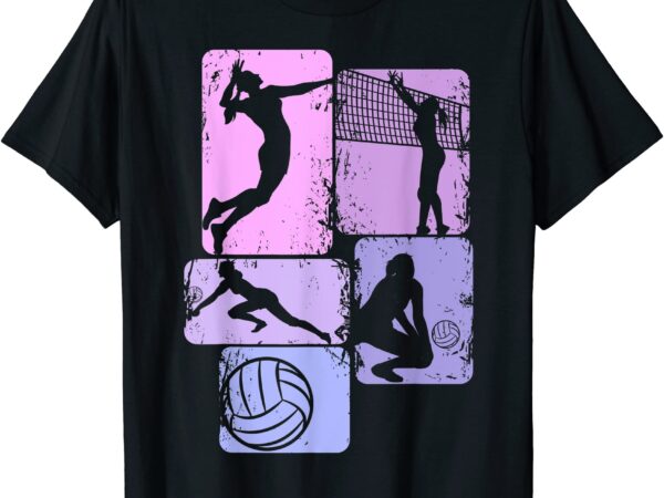 Volleyball girl women youth girls player t shirt men