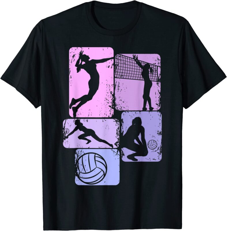 volleyball girl women youth girls player t shirt men