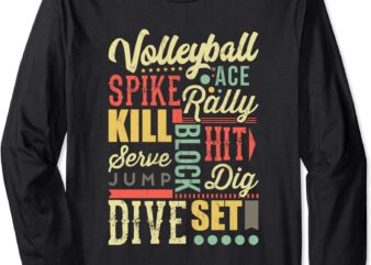 volleyball quote shirt teen coach player mom gifts long sleeve t shirt unisex