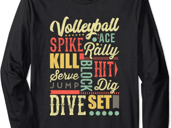 Volleyball quote shirt teen coach player mom gifts long sleeve t shirt unisex
