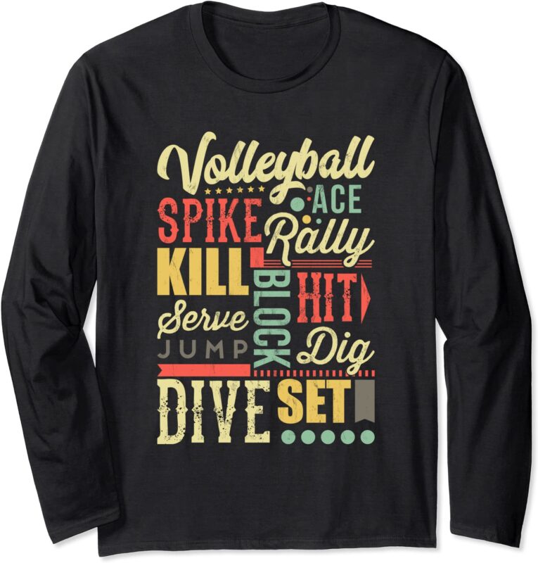 volleyball quote shirt teen coach player mom gifts long sleeve t shirt unisex