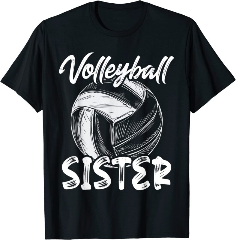 volleyball sister for women family matching players team t shirt men ...
